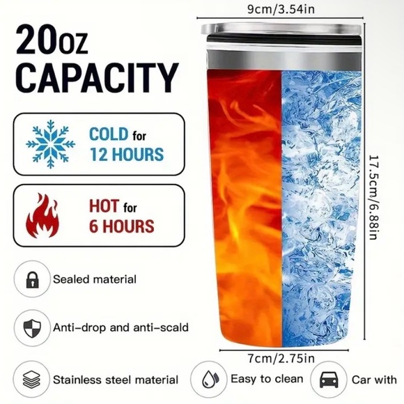 SARCASTIC 20oz Stainless Steel Insulated Tumble & Lid “I CAME I SAW I FORGOT…” - Picture 6 of 6